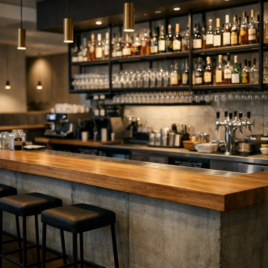 Sådan indretter du din bar