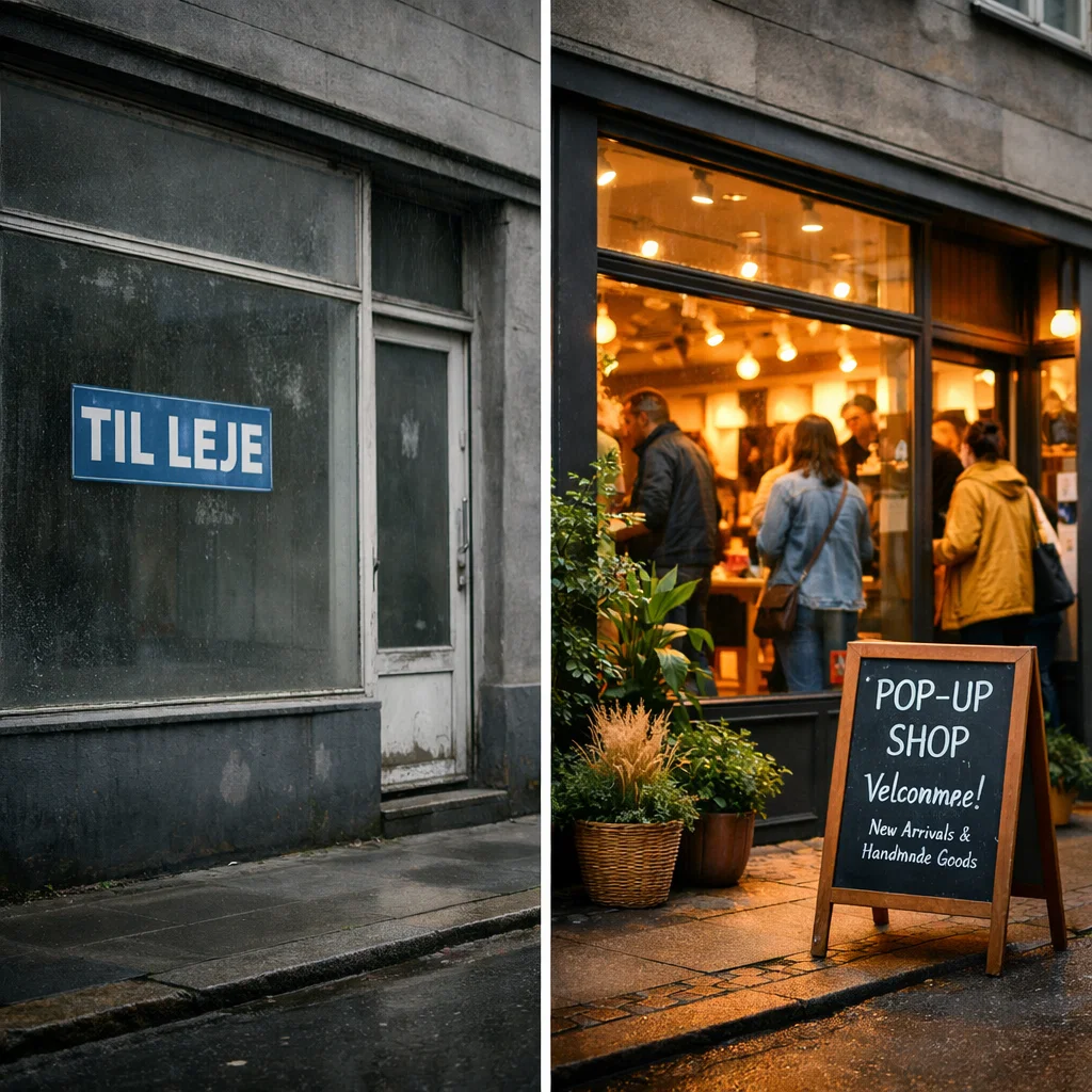 Tomme butikslokaler: udfordringer og muligheder i bybilledet