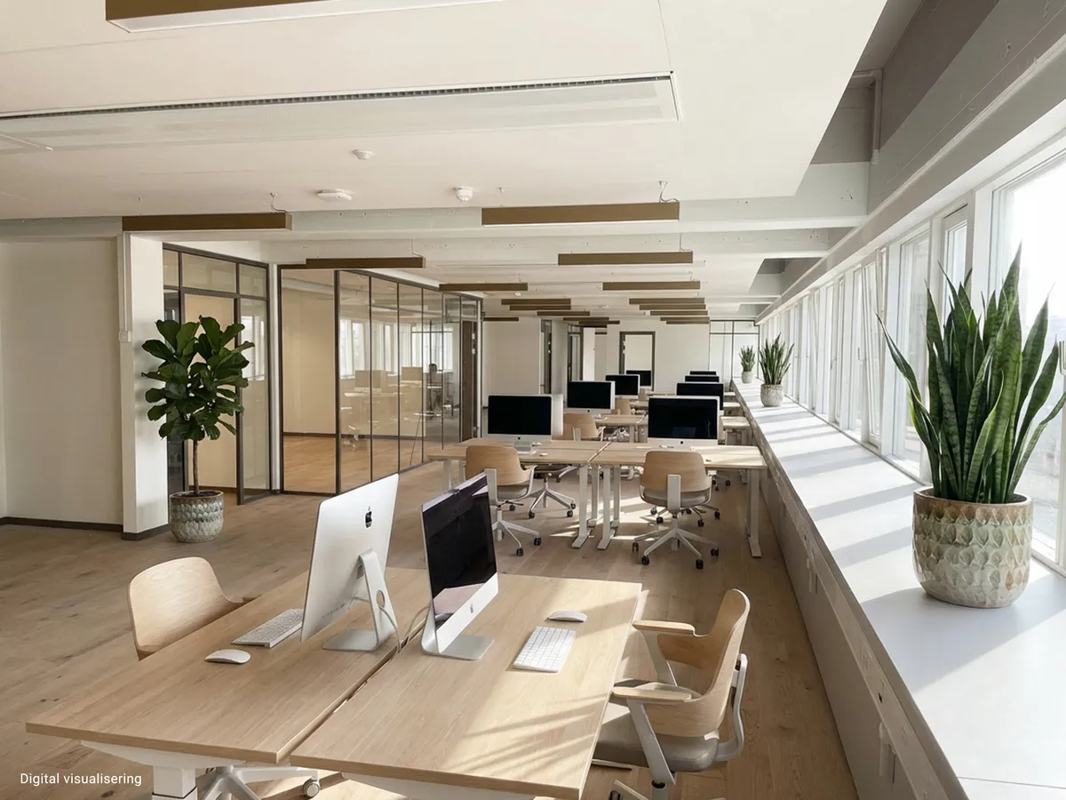 Lækkert istandsat kontorlejemål med ventilation og fuldt glasede vægge på Vesterbrogade 149, 3. b12, København V