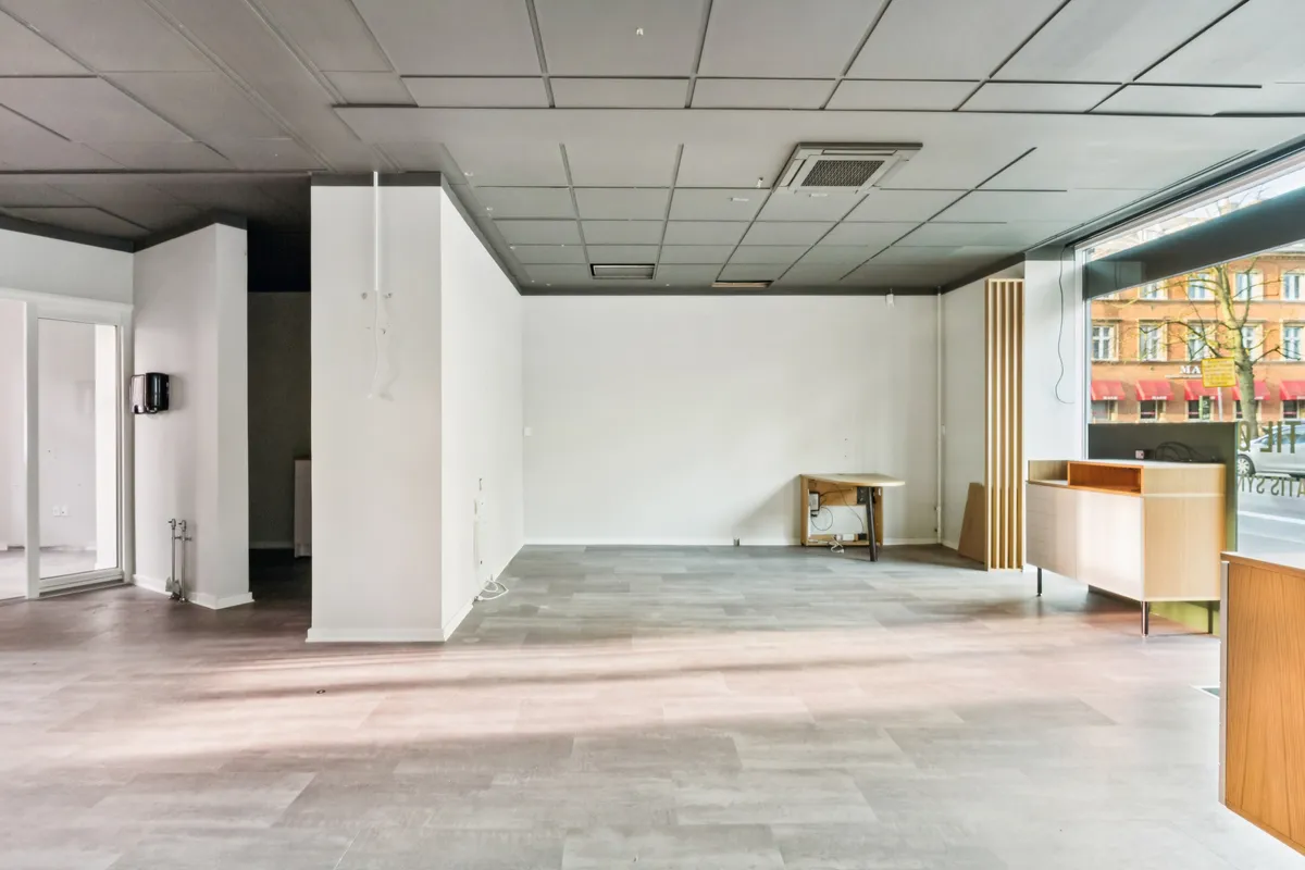 Ledig butikslokal på Gammel Kongevej 121, 162 m² med kælder og moderne design
