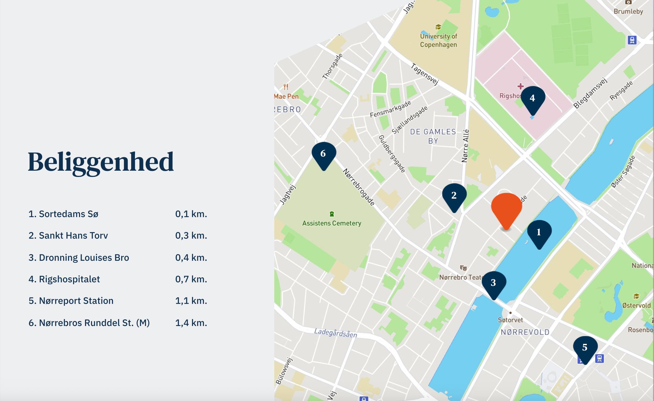Lyst og rummeligt kontor til leje på Schleppegrellsgade 8 i København N. Nærmeste metrostation og flere nærliggende butikker.