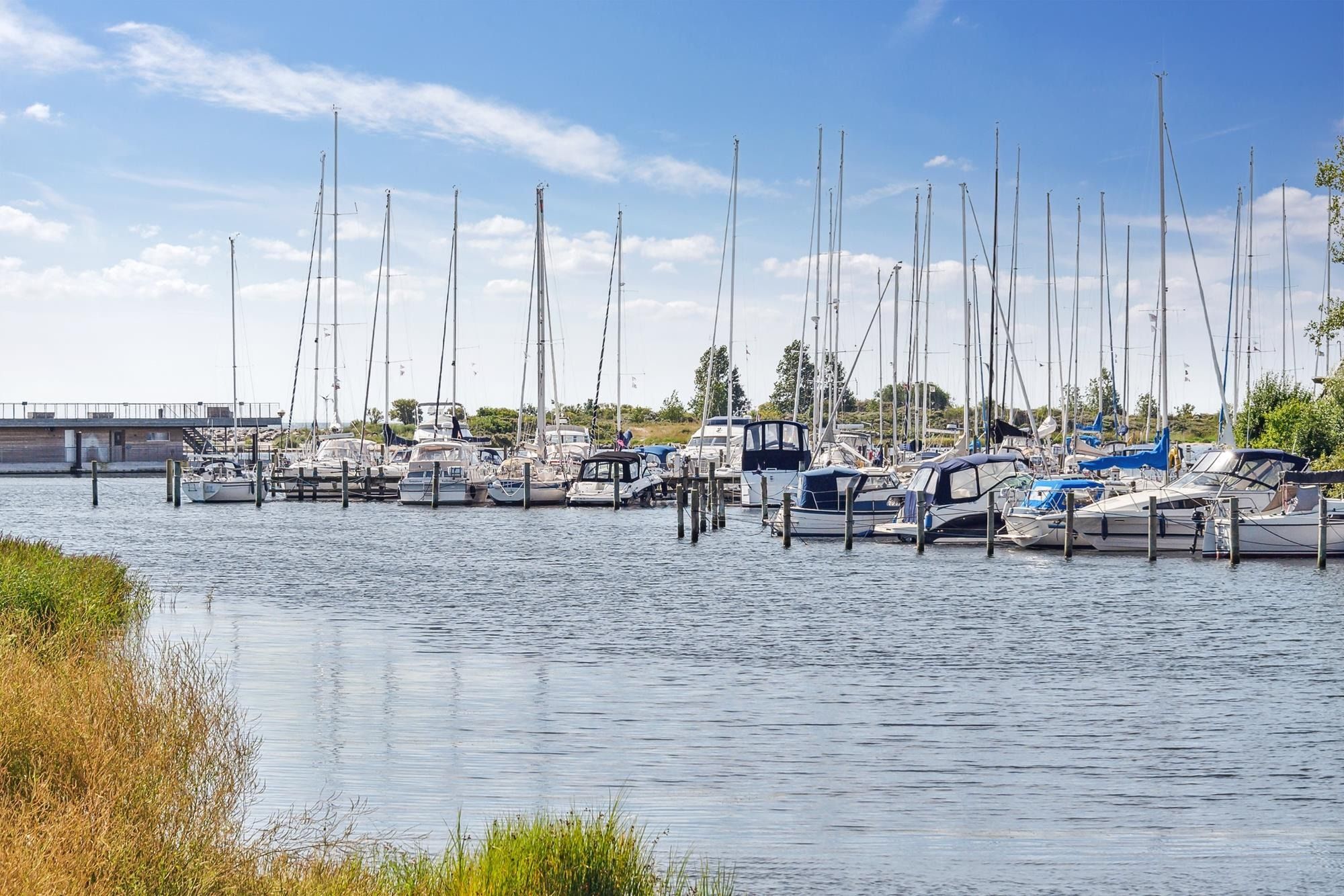 Delta Park 46 er en bæredygtigt certificeret kontorejendom med plads til flere forskellige virksomheder. Marina med mange