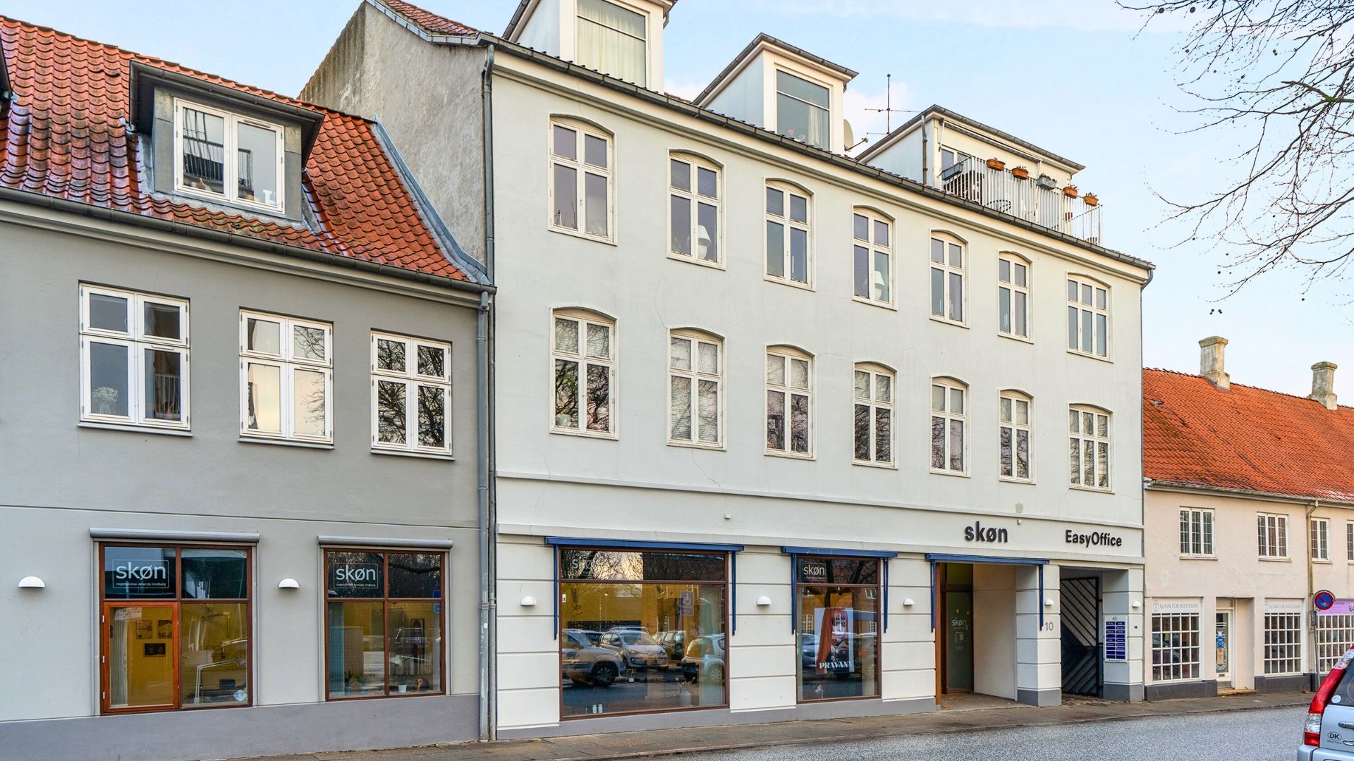 Foto af skoforretning med butikslokaler på Vestergade 12 i Randers med skandinavisk indretning og moderne design.